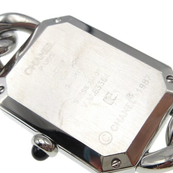 Chanel Premiere Ladies Quartz Watch #L V.M.63364 Silver Stainless Steel 57987 - Picture 3 of 8